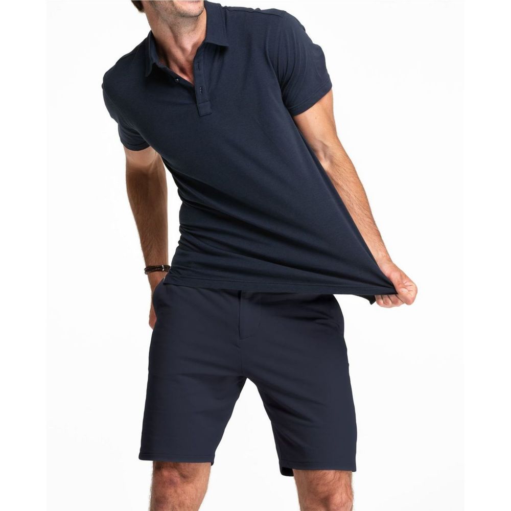 SWEAT TAILOR Everyday Chino Shorts Mens Size-40 Color-Navy